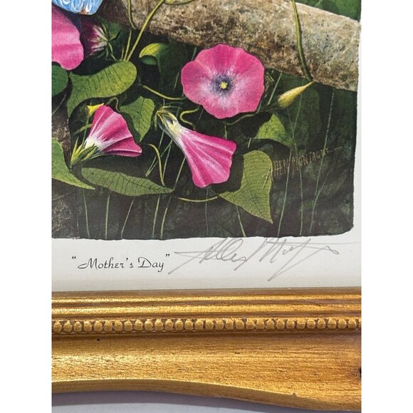 "Mothers Day" Art Print By Billy Montag In Ornate Gold Frame 8"x10" Michaels Bac - Picture 6 of 13